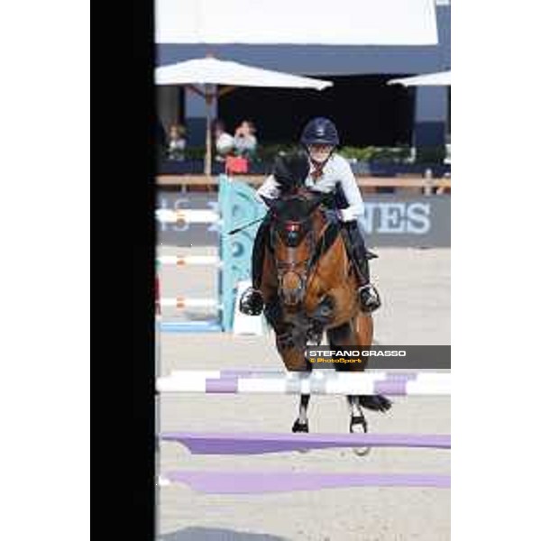 LGCT of St Tropez - Warm up - Lillie Keenan (USA) - St Tropez, Ramatulle beach - 30 May 2018 - ph.Stefano Grasso/LGCT