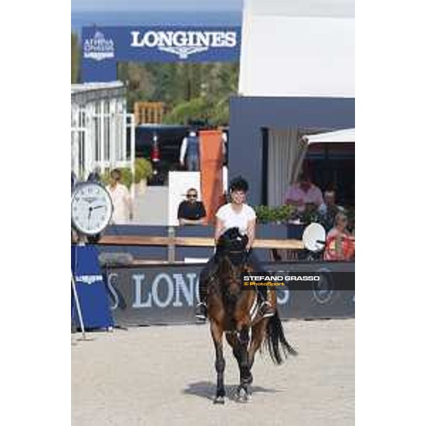 LGCT of St Tropez - Warm up - Athina Onassis (GRE) - St Tropez, Ramatulle beach - 30 May 2018 - ph.Stefano Grasso/LGCT
