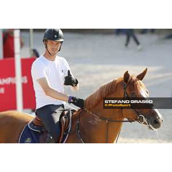 LGCT of St Tropez - Warm up - Harrie Smolders (NED) - St Tropez, Ramatulle beach - 30 May 2018 - ph.Stefano Grasso/LGCT
