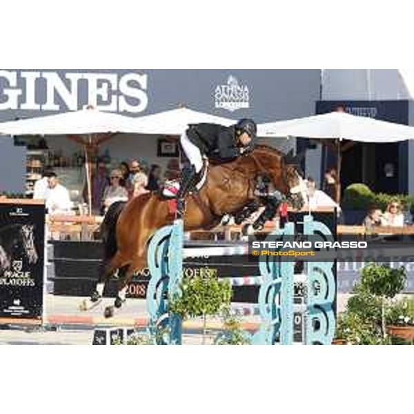 LGCT of St Tropez - Class 2 - Edward Lewy (FRA) on Rebeca LS - St Tropez, Ramatulle beach - 31 May 2018 - ph.Stefano Grasso/LGCT