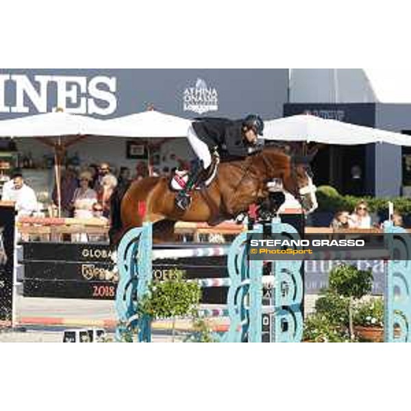 LGCT of St Tropez - Class 2 - Edward Lewy (FRA) on Rebeca LS - St Tropez, Ramatulle beach - 31 May 2018 - ph.Stefano Grasso/LGCT
