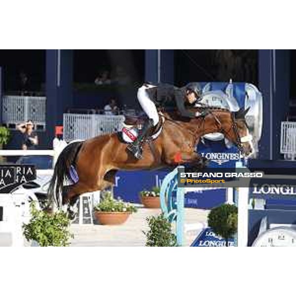 LGCT of St Tropez - Class 2 - Edward Lewy (FRA) on Rebeca LS - St Tropez, Ramatulle beach - 31 May 2018 - ph.Stefano Grasso/LGCT