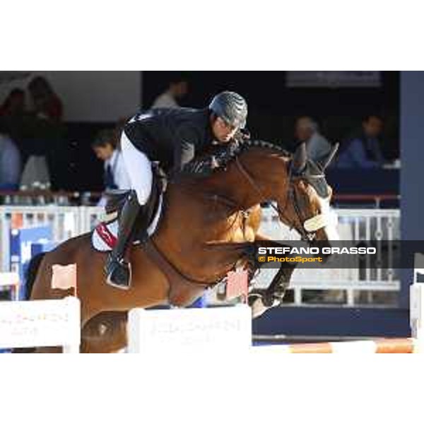 LGCT of St Tropez - Class 2 - Edward Lewy (FRA) on Rebeca LS - St Tropez, Ramatulle beach - 31 May 2018 - ph.Stefano Grasso/LGCT
