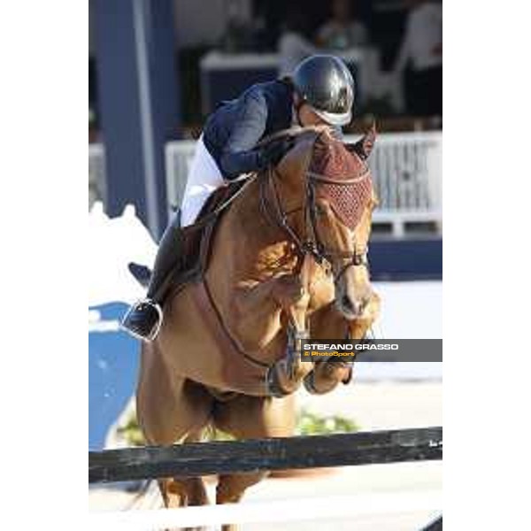 LGCT of St Tropez - Class 2 - Alexandra Ledermann (FRA) on Requiem de Talma - St Tropez, Ramatulle beach - 31 May 2018 - ph.Stefano Grasso/LGCT