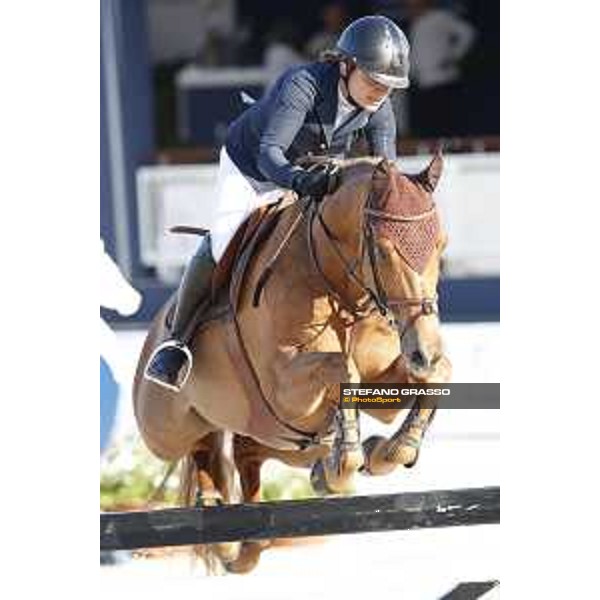 LGCT of St Tropez - Class 2 - Alexandra Ledermann (FRA) on Requiem de Talma - St Tropez, Ramatulle beach - 31 May 2018 - ph.Stefano Grasso/LGCT