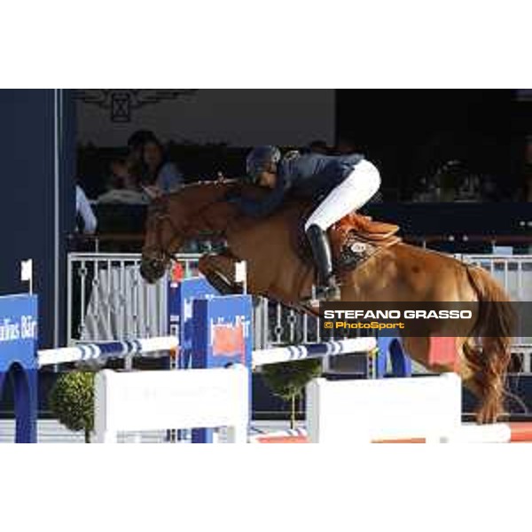 LGCT of St Tropez - Class 2 - Alexandra Ledermann (FRA) on Requiem de Talma - St Tropez, Ramatulle beach - 31 May 2018 - ph.Stefano Grasso/LGCT