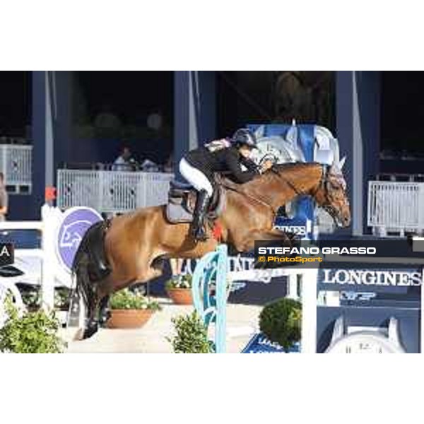 LGCT of St Tropez - Class 2 - Danielle Goldstein (ISR) on Caspar 213 - St Tropez, Ramatulle beach - 31 May 2018 - ph.Stefano Grasso/LGCT
