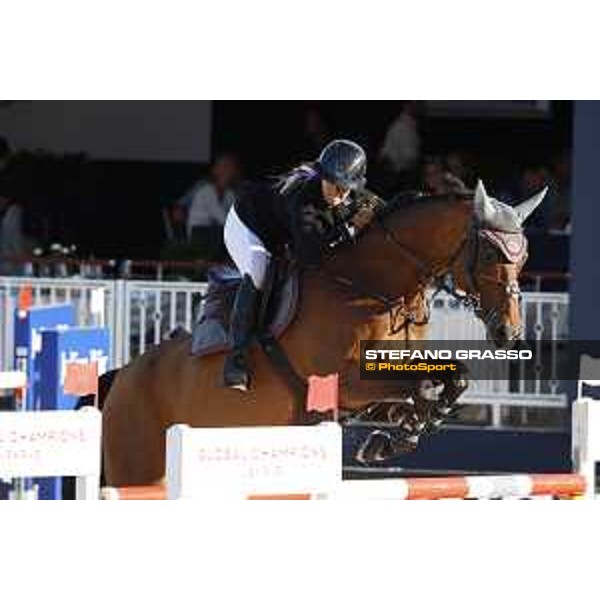 LGCT of St Tropez - Class 2 - Danielle Goldstein (ISR) on Caspar 213 - St Tropez, Ramatulle beach - 31 May 2018 - ph.Stefano Grasso/LGCT
