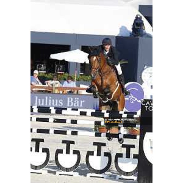 LGCT of St Tropez - Class 2 - Kevin Staut (FRA) on For Joy van?t Zorgvliet HDC - St Tropez, Ramatulle beach - 31 May 2018 - ph.Stefano Grasso/LGCT