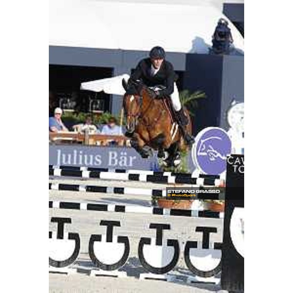 LGCT of St Tropez - Class 2 - Kevin Staut (FRA) on For Joy van?t Zorgvliet HDC - St Tropez, Ramatulle beach - 31 May 2018 - ph.Stefano Grasso/LGCT