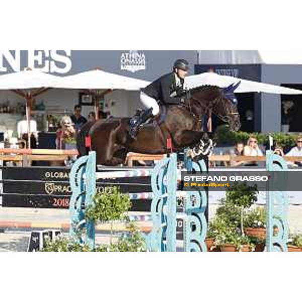 LGCT of St Tropez - Class 2 - Holger Wulschner (GER) on BSC Skipper - St Tropez, Ramatulle beach - 31 May 2018 - ph.Stefano Grasso/LGCT