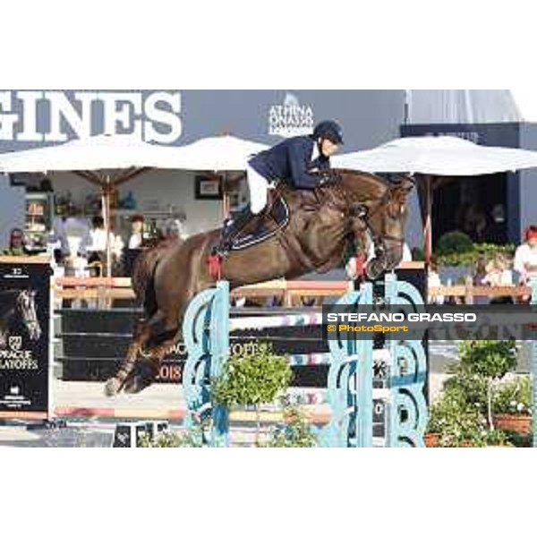 LGCT of St Tropez - Class 2 - Sadri Fegaier (FRA) on Ivoor van\'t Paradijs - St Tropez, Ramatulle beach - 31 May 2018 - ph.Stefano Grasso/LGCT