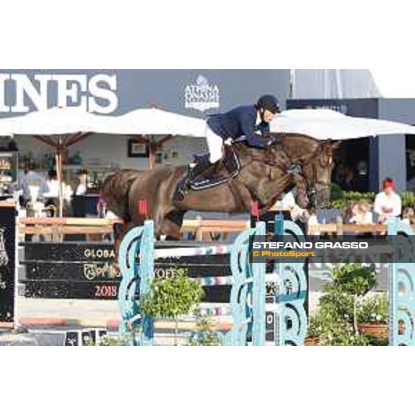 LGCT of St Tropez - Class 2 - Sadri Fegaier (FRA) on Ivoor van\'t Paradijs - St Tropez, Ramatulle beach - 31 May 2018 - ph.Stefano Grasso/LGCT