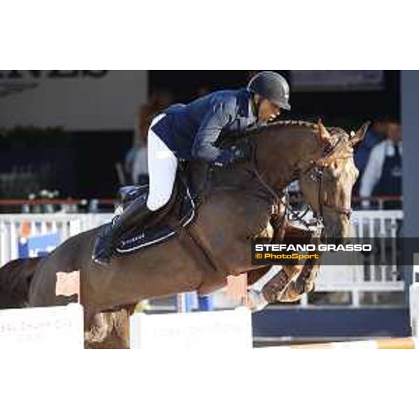 LGCT of St Tropez - Class 2 - Sadri Fegaier (FRA) on Ivoor van\'t Paradijs - St Tropez, Ramatulle beach - 31 May 2018 - ph.Stefano Grasso/LGCT