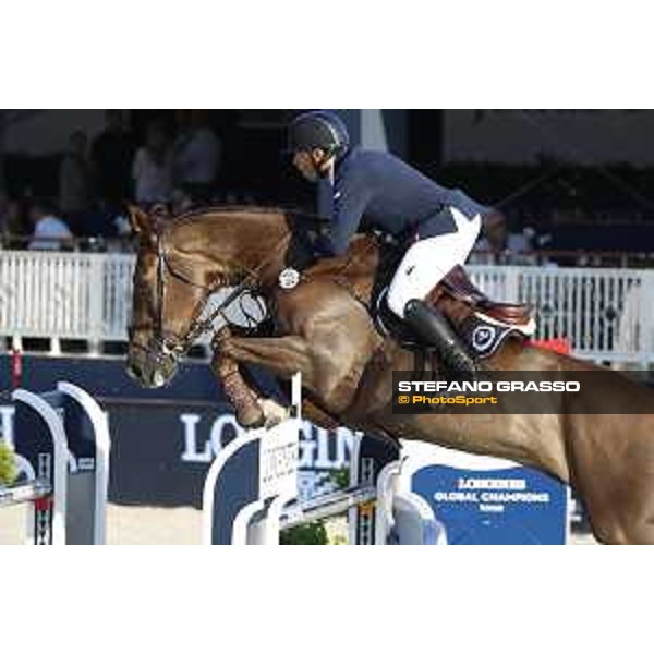 LGCT of St Tropez - Class 2 - Sadri Fegaier (FRA) on Ivoor van\'t Paradijs - St Tropez, Ramatulle beach - 31 May 2018 - ph.Stefano Grasso/LGCT