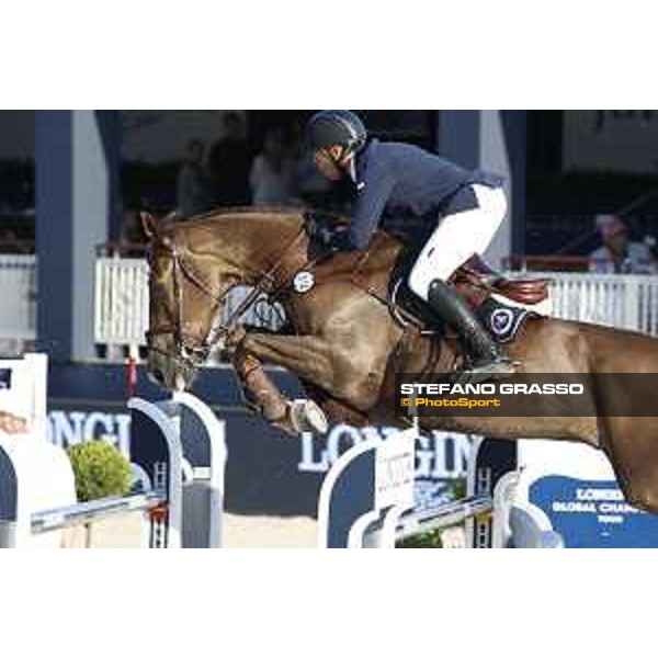 LGCT of St Tropez - Class 2 - Sadri Fegaier (FRA) on Ivoor van\'t Paradijs - St Tropez, Ramatulle beach - 31 May 2018 - ph.Stefano Grasso/LGCT