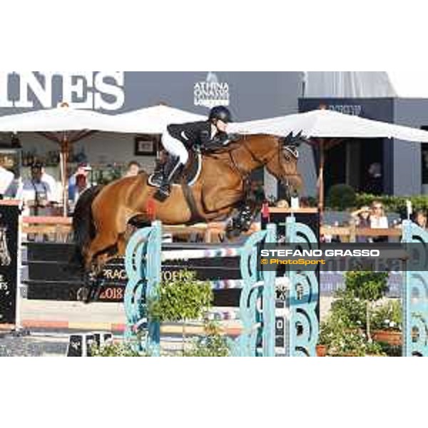LGCT of St Tropez - Class 2 - Emily Moffitt (GBR) on Mtf Madame X - St Tropez, Ramatulle beach - 31 May 2018 - ph.Stefano Grasso/LGCT
