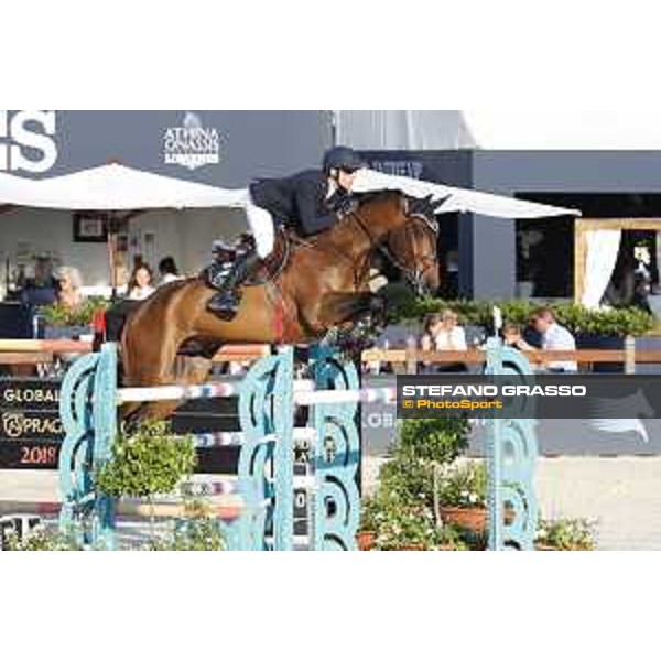 LGCT of St Tropez - Class 2 - Henrik von Eckermann (SWE) on Newton Abbot - St Tropez, Ramatulle beach - 31 May 2018 - ph.Stefano Grasso/LGCT
