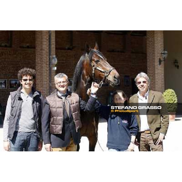 Varenne with Jacopo and Roberto Brischetto, Francesco Ruffo della Scaletta and Anna Crespo Vigone (To), 23rd april 2008 ph. Stefano Grasso