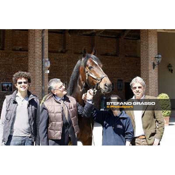 Varenne with Jacopo and Roberto Brischetto, Francesco Ruffo della Scaletta and Anna Crespo Vigone (To), 23rd april 2008 ph. Stefano Grasso