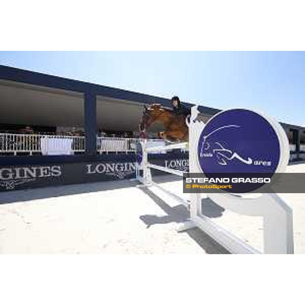 LGCT of St Tropez - Jessica Springsteen (USA) on RMF Chacco Top - St Tropez, Ramatulle beach - 1 June 2018 - ph.Stefano Grasso/LGCT