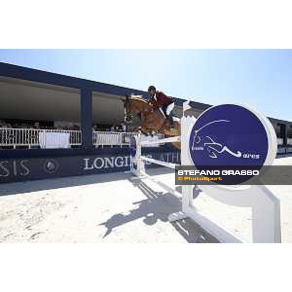 LGCT of St Tropez - Sheikh Ali Al Thani (QAT) on Sirocco - St Tropez, Ramatulle beach - 1 June 2018 - ph.Stefano Grasso/LGCT
