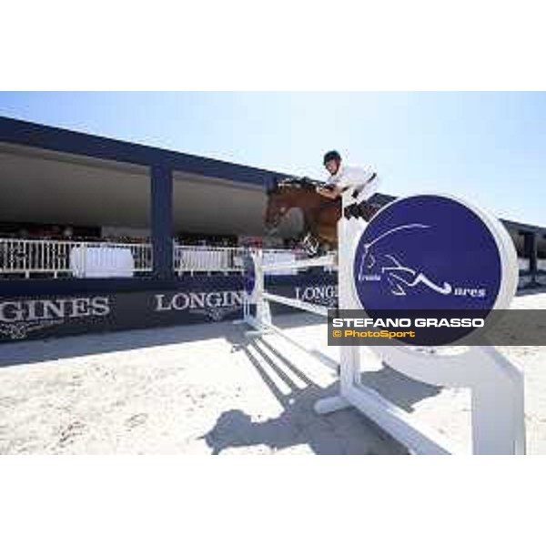 LGCT of St Tropez - Patrice Delaveau (FRA) on Vestale de Mazure HDC - St Tropez, Ramatulle beach - 1 June 2018 - ph.Stefano Grasso/LGCT