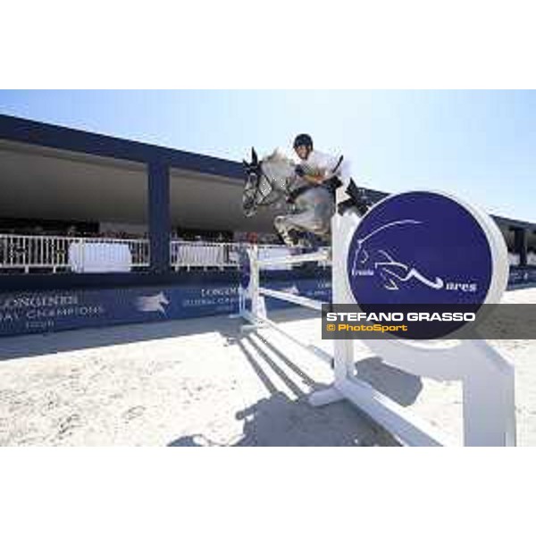 LGCT of St Tropez - Eduardo Alvarez Aznar (ESP) on Fidux - St Tropez, Ramatulle beach - 1 June 2018 - ph.Stefano Grasso/LGCT