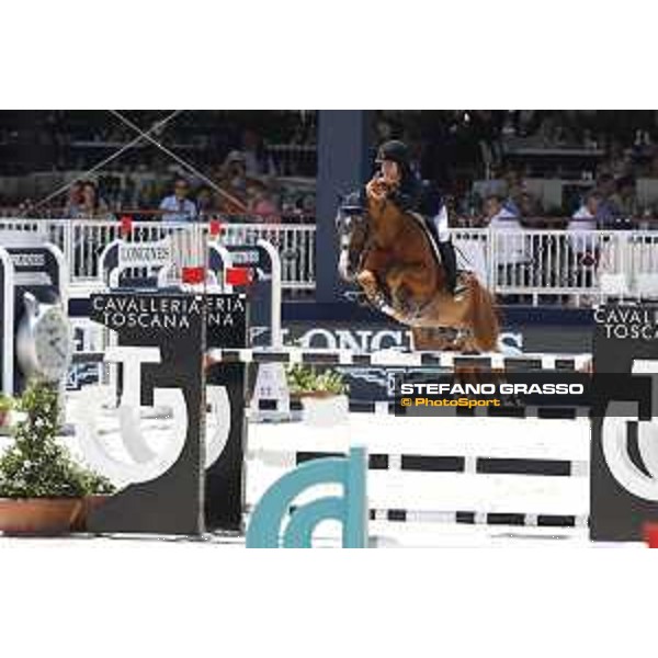 LGCT of St Tropez - Jessica Springsteen (USA) on RMF Chacco Top - St Tropez, Ramatulle beach - 1 June 2018 - ph.Stefano Grasso/LGCT