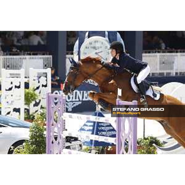 LGCT of St Tropez - Jessica Springsteen (USA) on RMF Chacco Top - St Tropez, Ramatulle beach - 1 June 2018 - ph.Stefano Grasso/LGCT