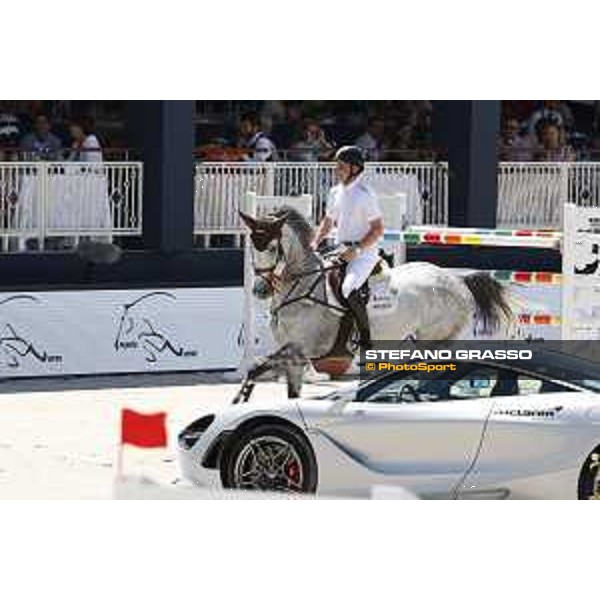 LGCT of St Tropez - Shane Breen (IRL)on CSF Vendi Cruz - St Tropez, Ramatulle beach - 1 June 2018 - ph.Stefano Grasso/LGCT