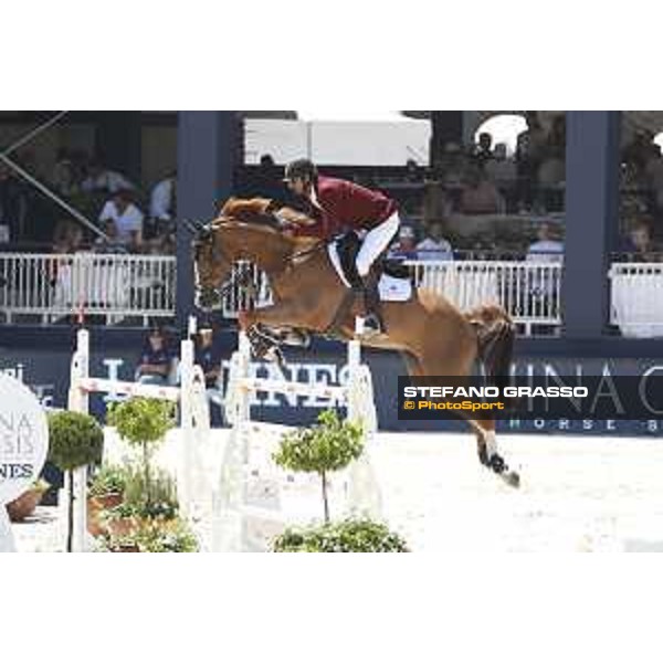 LGCT of St Tropez - Sheikh Ali Al Thani (QAT) on Sirocco - St Tropez, Ramatulle beach - 1 June 2018 - ph.Stefano Grasso/LGCT