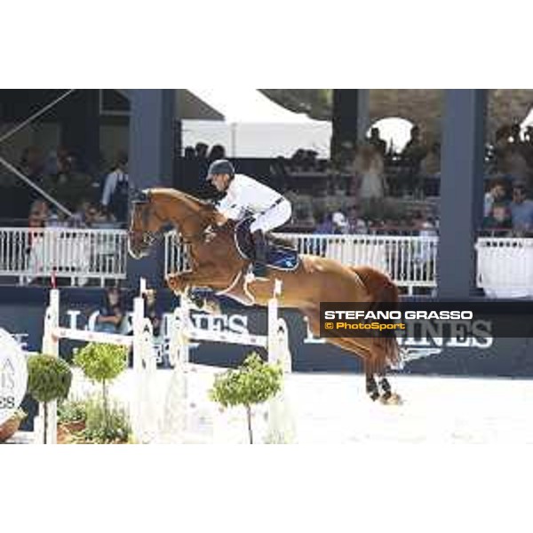 LGCT of St Tropez - Philippe Rozier (FRA) on Reveur de Kergane - St Tropez, Ramatulle beach - 1 June 2018 - ph.Stefano Grasso/LGCT
