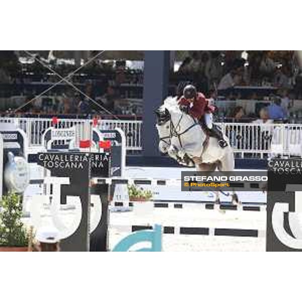 LGCT of St Tropez - Bassem Hassan Mohammed (QAT) on Argelith Squid - St Tropez, Ramatulle beach - 1 June 2018 - ph.Stefano Grasso/LGCT