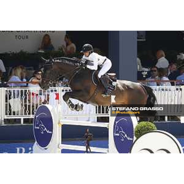 LGCT of St Tropez - Mathilda Karlsson (SWE) on Chopin VA - St Tropez, Ramatulle beach - 1 June 2018 - ph.Stefano Grasso/LGCT