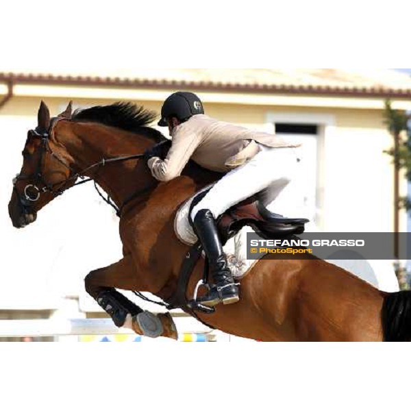 Piergiorgio Bucci italian showjumping champion 2008 on Da Zara Varetino O.H Augusta, 27th april 2008 ph. Stefano Grasso