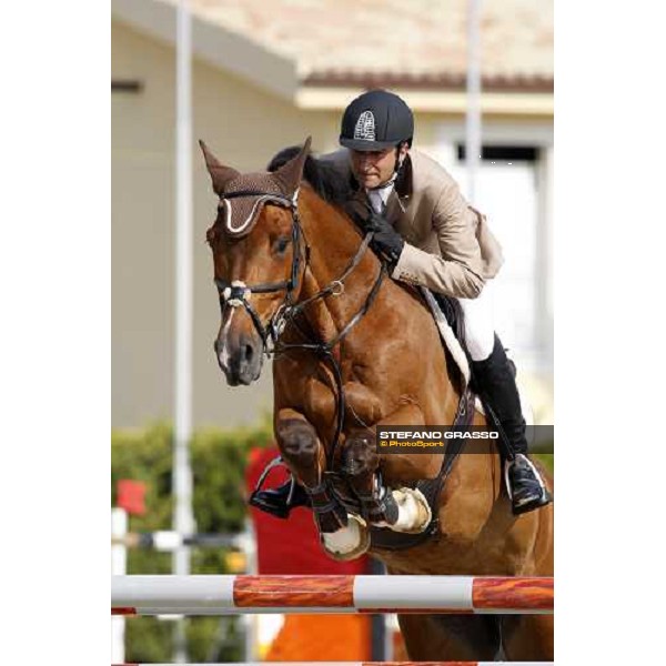 Piergiorgio Bucci italian showjumping champion 2008 on Da Zara Varetino O.H Augusta, 27th april 2008 ph. Stefano Grasso