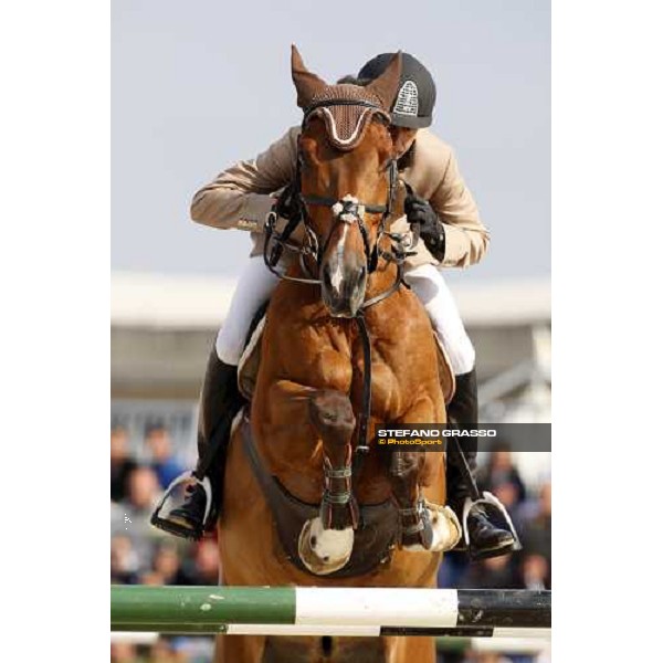Piergiorgio Bucci italian showjumping champion 2008 on Da Zara Varetino O.H Augusta, 27th april 2008 ph. Stefano Grasso