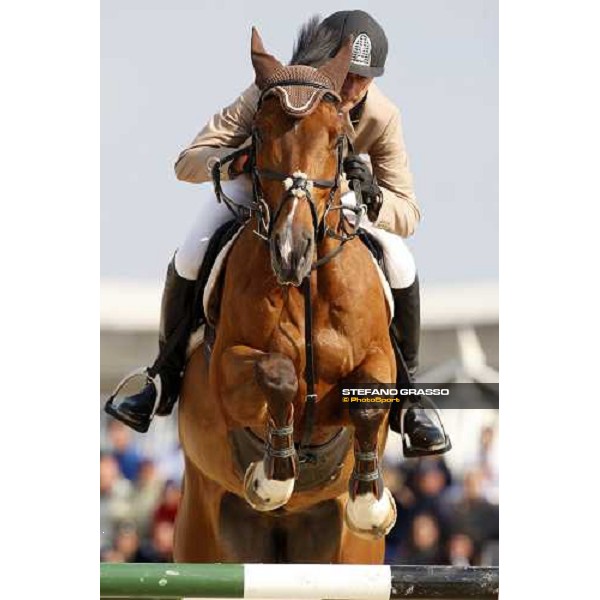 Piergiorgio Bucci italian showjumping champion 2008 on Da Zara Varetino O.H Augusta, 27th april 2008 ph. Stefano Grasso