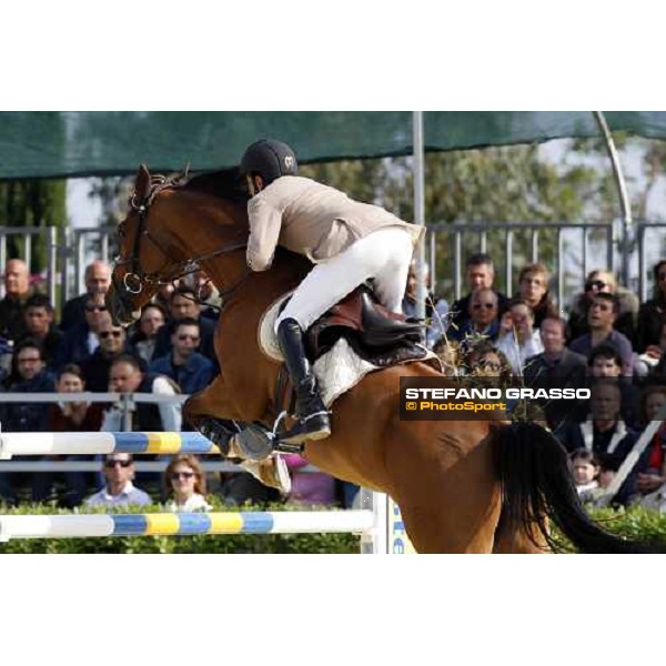 Piergiorgio Bucci italian showjumping champion 2008 on Da Zara Varetino O.H Augusta, 27th april 2008 ph. Stefano Grasso