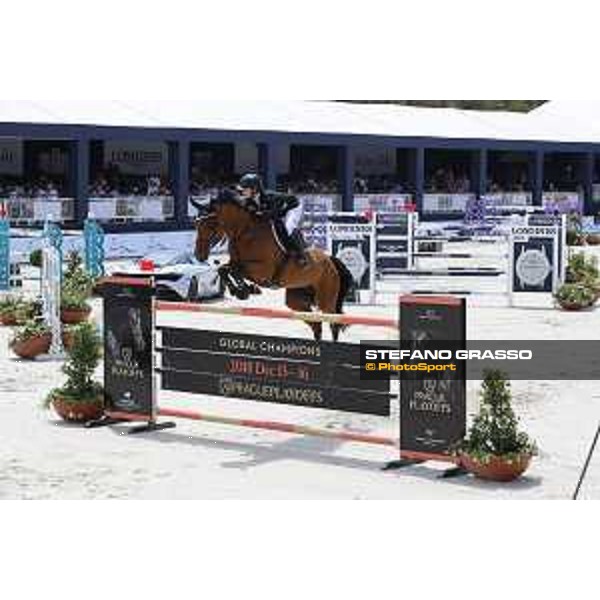 LGCT of St Tropez - Class 5 - Emily Moffitt (GBR) on Mtf Madame X - St Tropez, Ramatulle beach - 2 June 2018 - ph.Stefano Grasso/LGCT