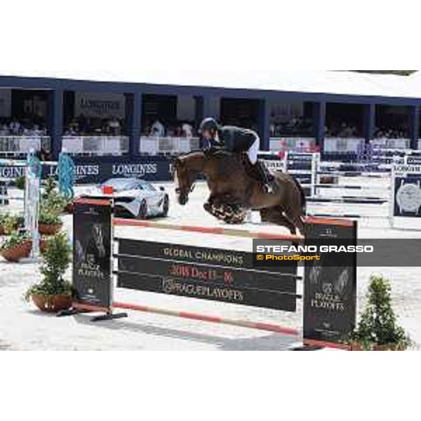 LGCT of St Tropez - Class 5 - Patrice Delaveau (FRA) on Aquila HDC - St Tropez, Ramatulle beach - 2 June 2018 - ph.Stefano Grasso/LGCT