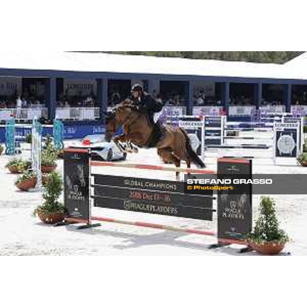 LGCT of St Tropez - Class 5 - Eric Van Der Vleuten (NED) on Wunschkind 19 - St Tropez, Ramatulle beach - 2 June 2018 - ph.Stefano Grasso/LGCT