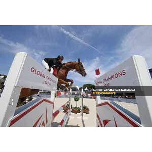 LGCT of St Tropez - Class 5 - Max Thirouin (FRA) on Utopie Villelongue - St Tropez, Ramatulle beach - 2 June 2018 - ph.Stefano Grasso/LGCT