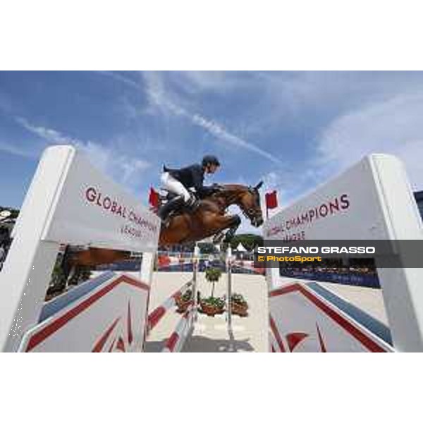 LGCT of St Tropez - Class 5 - Henrik von Eckermann (SWE) on Toveks Mary Lou - St Tropez, Ramatulle beach - 2 June 2018 - ph.Stefano Grasso/LGCT