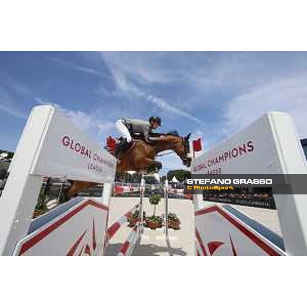 LGCT of St Tropez - Class 5 - Peder Fredricson (SWE) on Hansson WL - St Tropez, Ramatulle beach - 2 June 2018 - ph.Stefano Grasso/LGCT