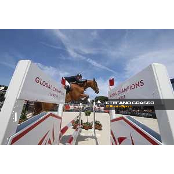 LGCT of St Tropez - Class 5 - Alexandra Ledermann (FRA) on Requiem de Talma - St Tropez, Ramatulle beach - 2 June 2018 - ph.Stefano Grasso/LGCT