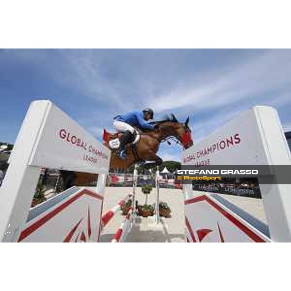 LGCT of St Tropez - Class 5 - Geir Gulliksen (NOR) on Exit of Ice Z - St Tropez, Ramatulle beach - 2 June 2018 - ph.Stefano Grasso/LGCT