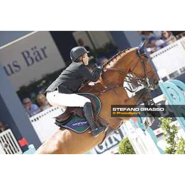 LGCT of St Tropez - Class 5 - Cian O?Connor (IRL) on Clenur - St Tropez, Ramatulle beach - 2 June 2018 - ph.Stefano Grasso/LGCT