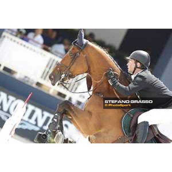 LGCT of St Tropez - Class 5 - Cian O?Connor (IRL) on Clenur - St Tropez, Ramatulle beach - 2 June 2018 - ph.Stefano Grasso/LGCT